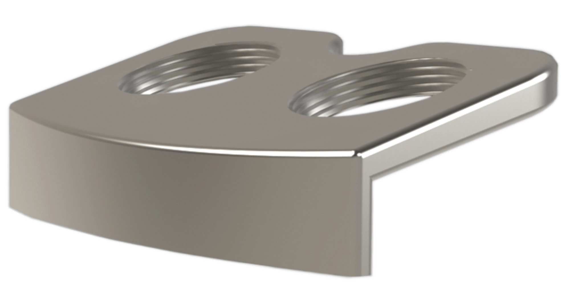 DOUBLE COUNTER MOUNT CHROME-1 Front