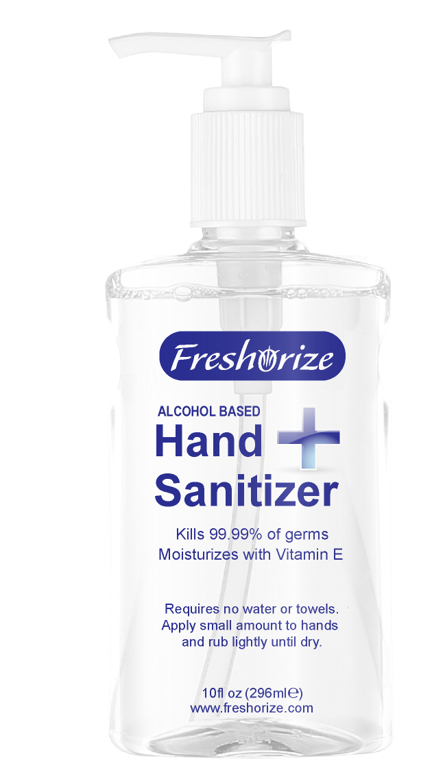 FR 10 0Z GEL SANITIZER-Front