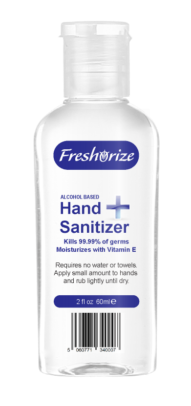 FR 2 OZ GEL SANITIZER-Front